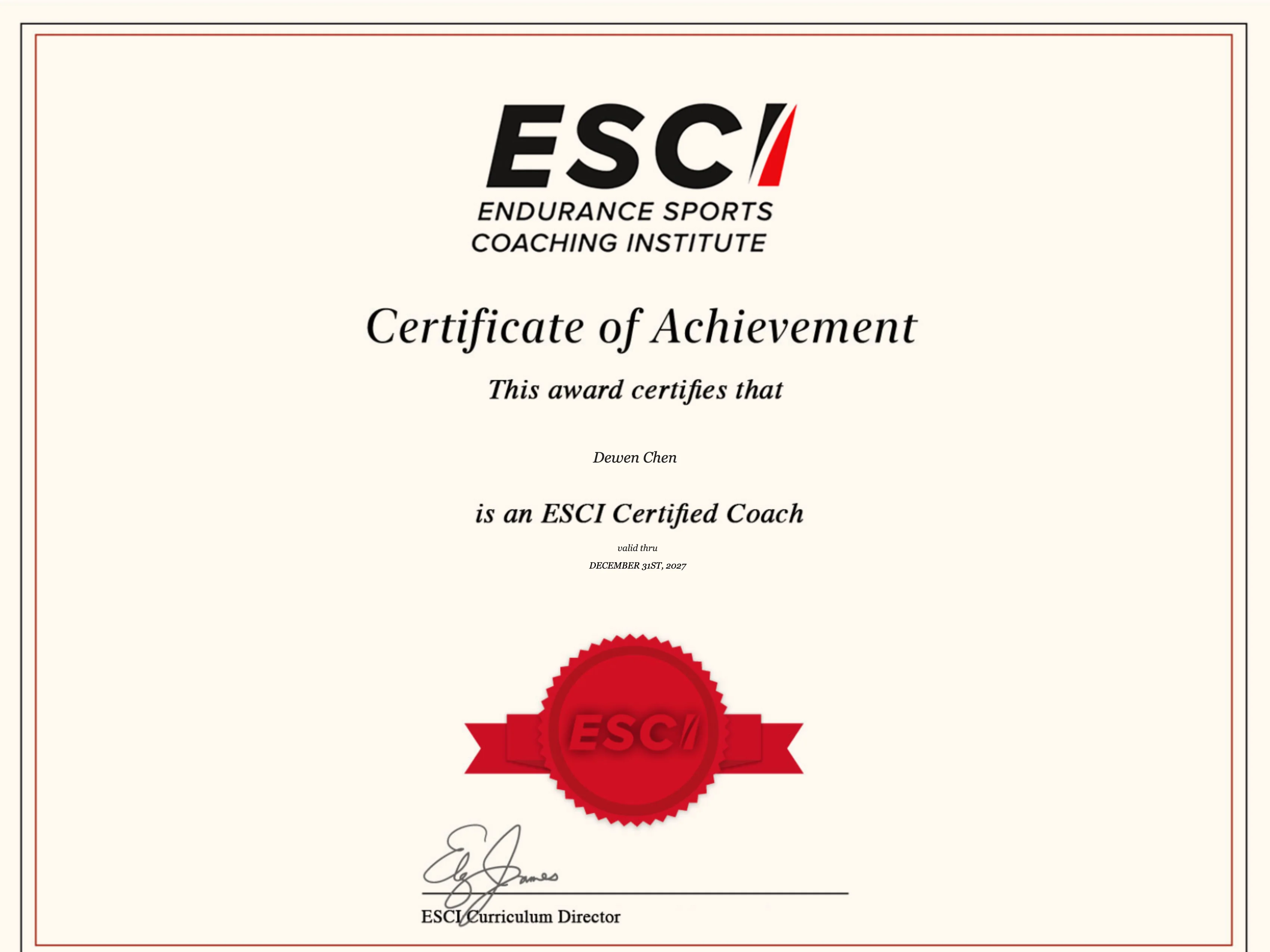 ESCI Certified Coach